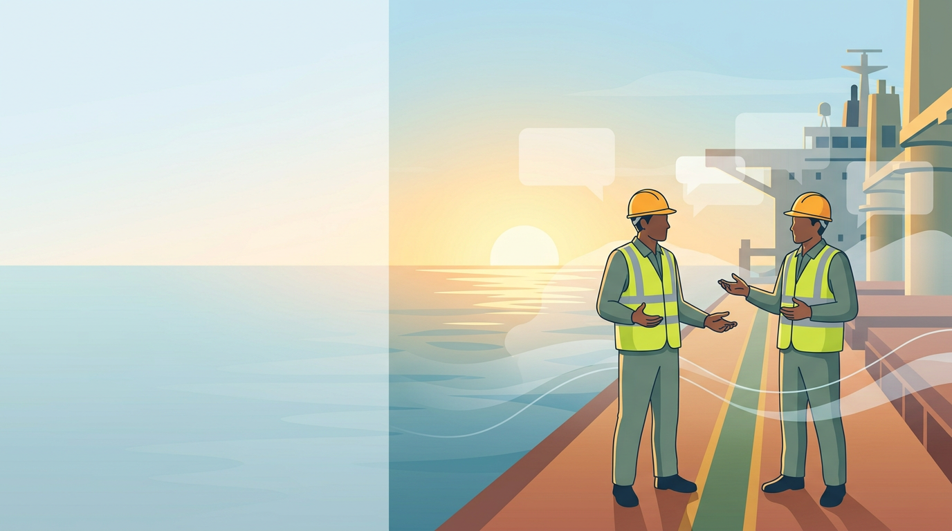 Why Sharing Worries at Sea Matters